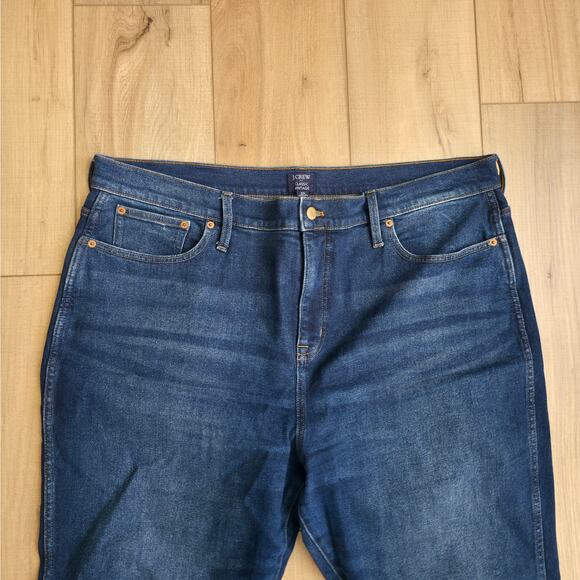J.Crew Factory Classic Vintage All-Day Stretch Ether Blue Wash Jeans Women Sz 35 - Picture 6 of 11
